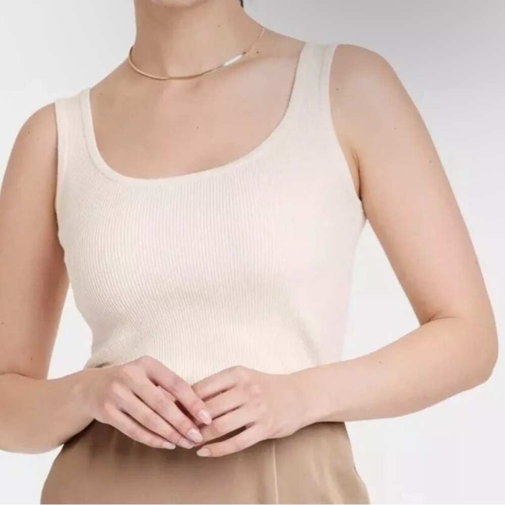 St. John | Santana Ivory Shell Tank